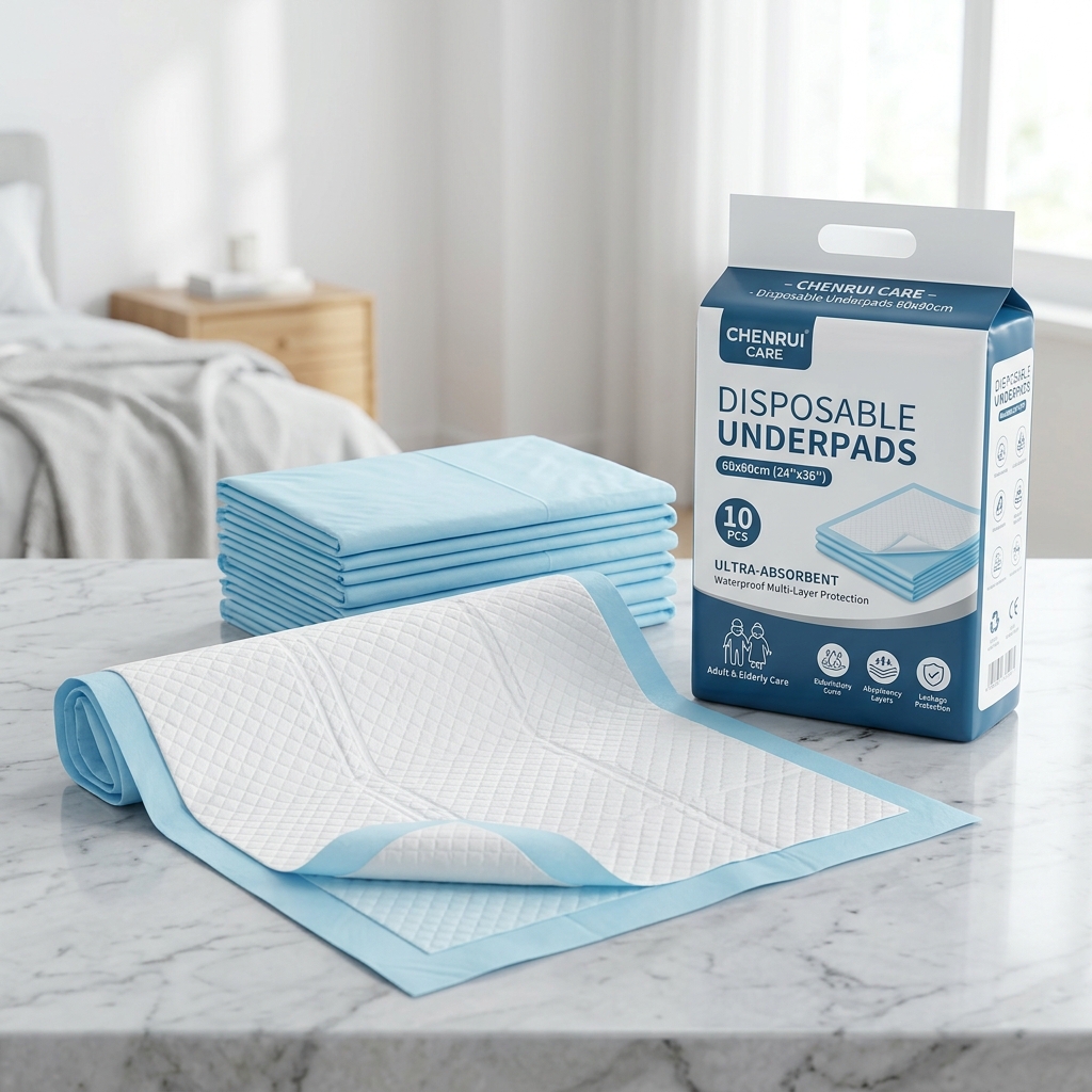 CHENRUI disposable blue High absorption premium incontinence pads