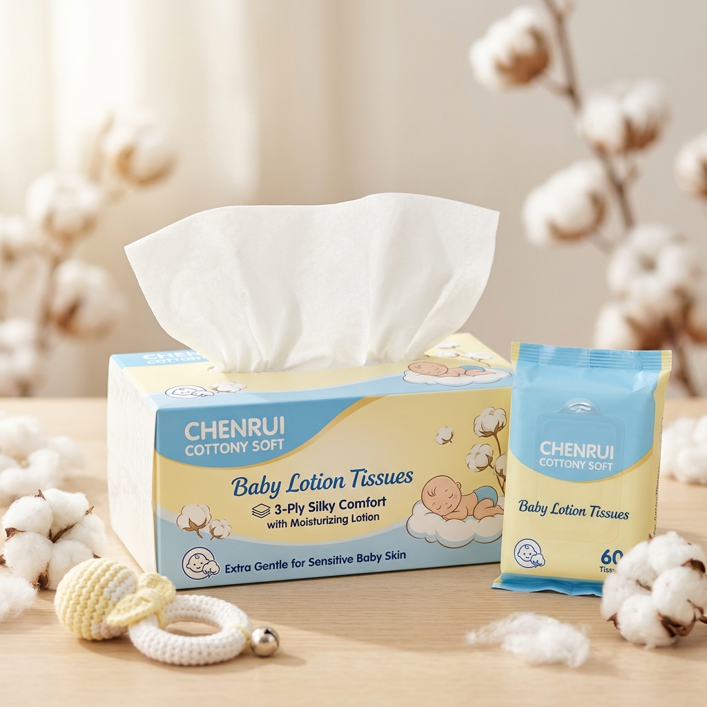 cottony soft baby lotion tissue