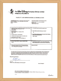 Walt Disney Audit - Social compliance certification