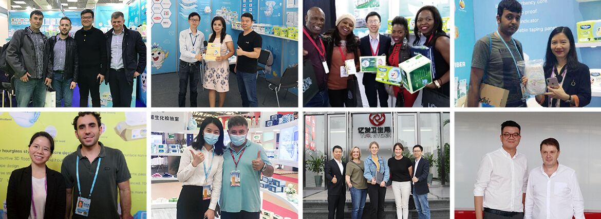 Chenrui (Fujian) Industry and Trade Co., Ltd. at international trade exhibition — showcasing OEM hygiene products and building global partnership network