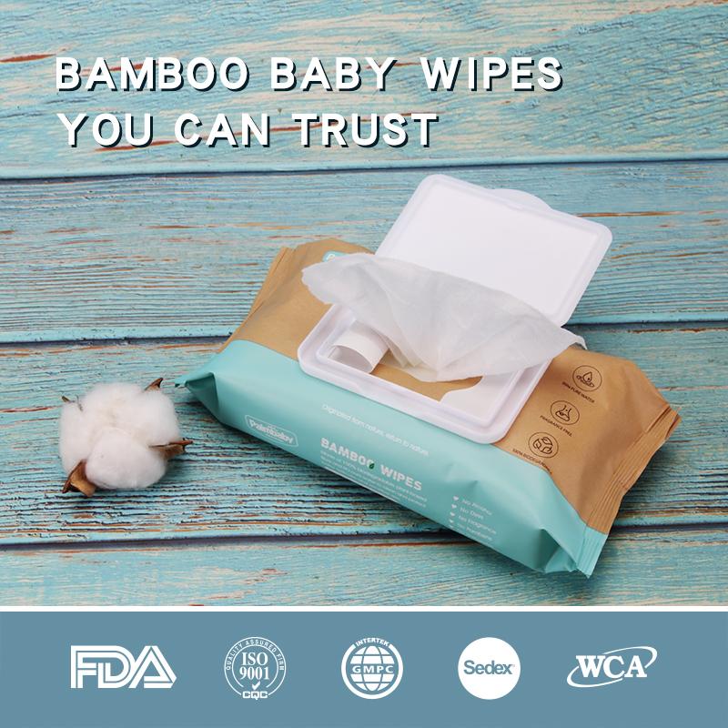 Wet Wipes Manufacturer Biodegradable Bamboo Wipes Eco Fragrance