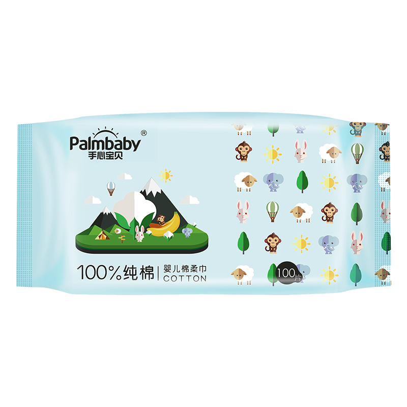 Palmbaby Cotton Soft Tissue for Dry and Wet Use - OEM Dry Tissue