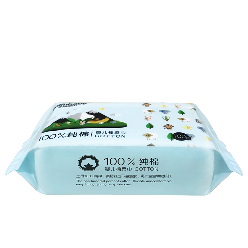 Palmbaby Cotton Soft Tissue for Dry and Wet Use - OEM Dry Tissue