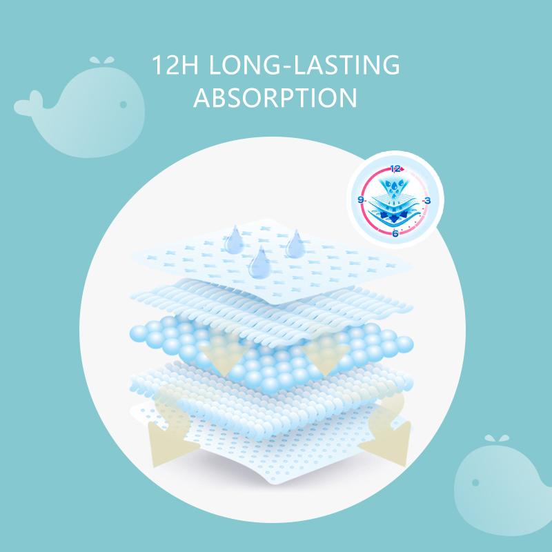 Medical Grade Top Quality Baby Diaper Pant OEM Service Baby
