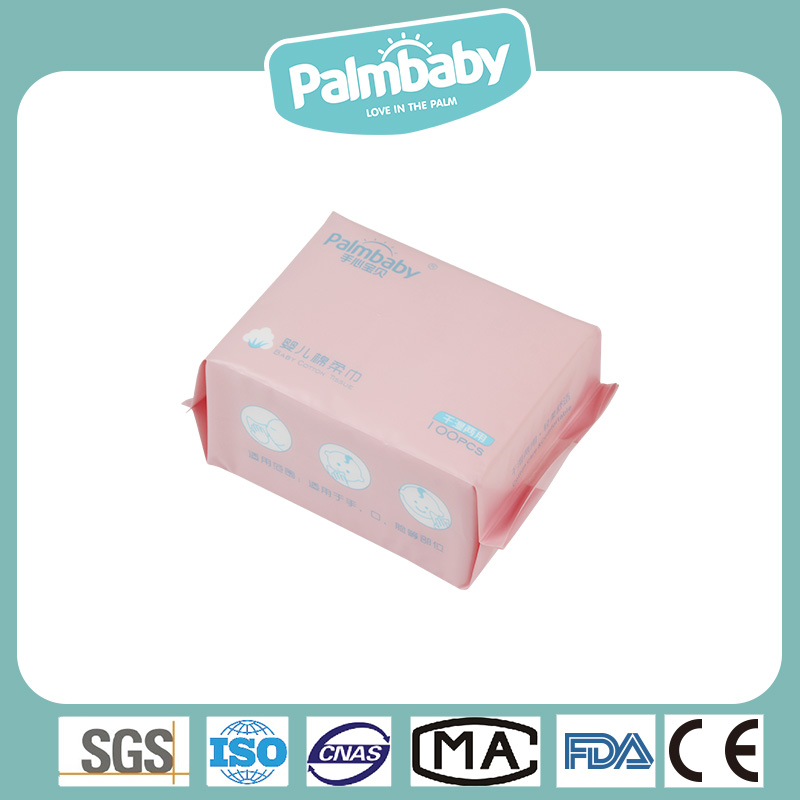 Cotton Dry Wipes Natural Cleaning Wipes Soft & Sensitive Extra - OEM Dry Tissue