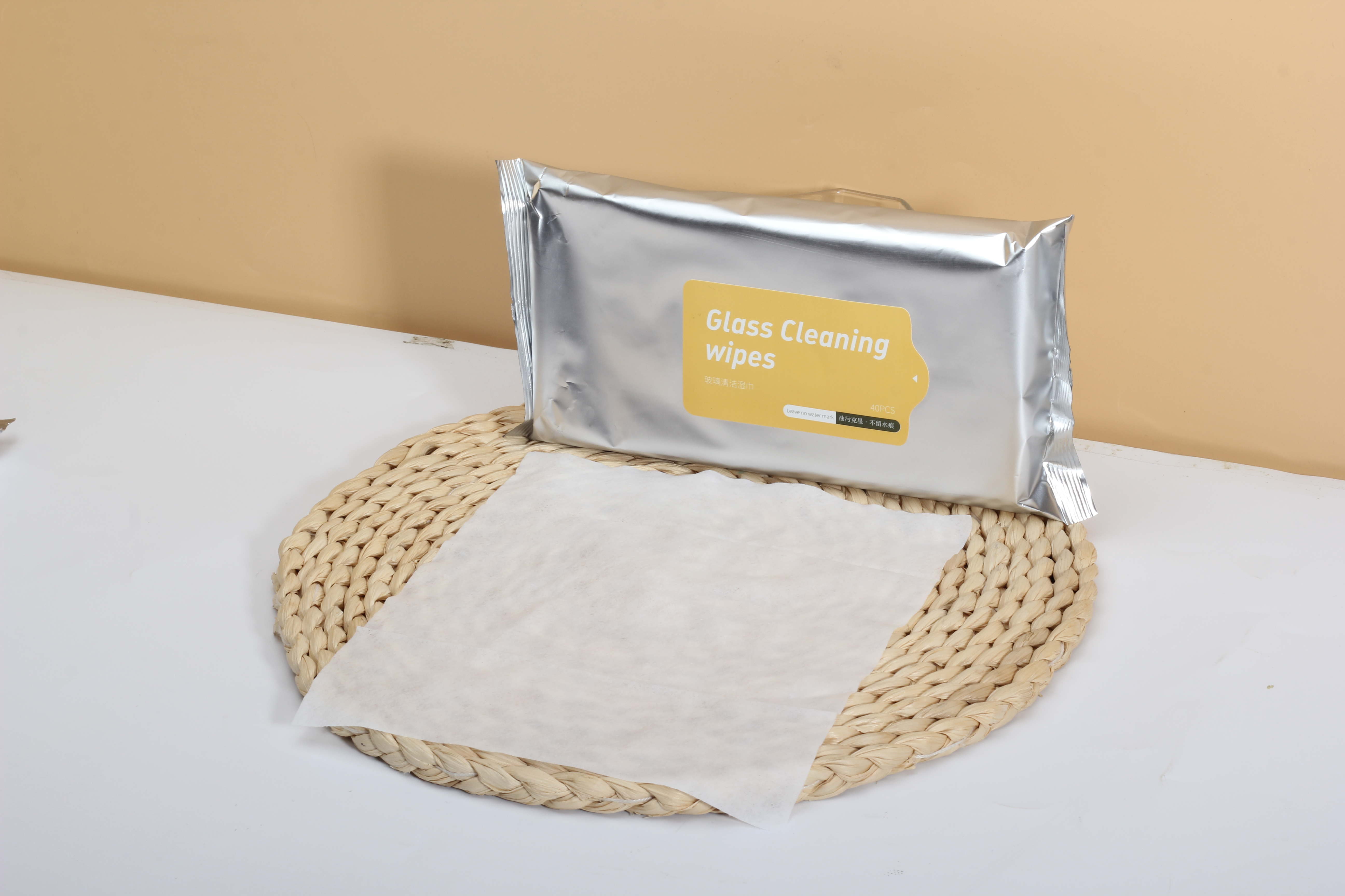 Wet Wipes Supplier Glass Cleaning Wipes Fresh Scented Non-Alcoholic