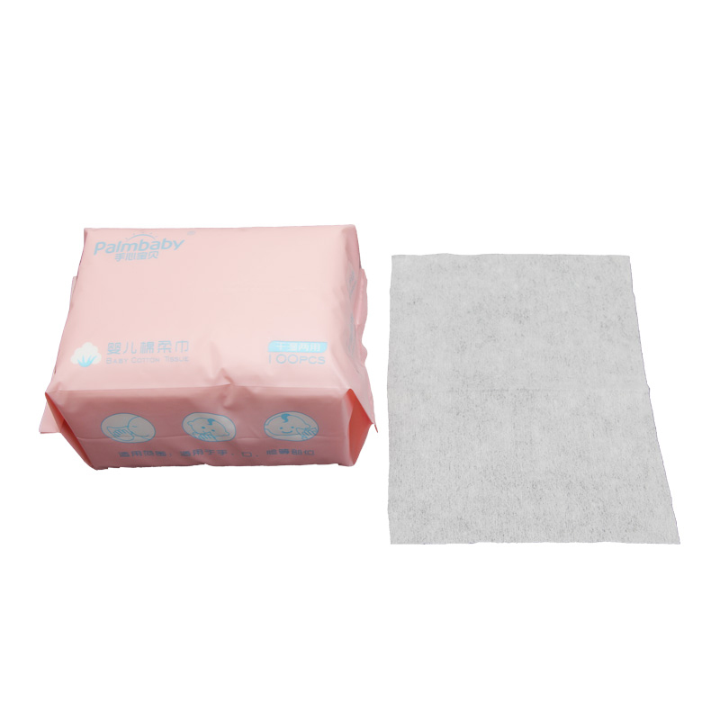 Cotton Tissues for Baby Sensitive Skin Care and Removing Face Eye - OEM Dry Tissue