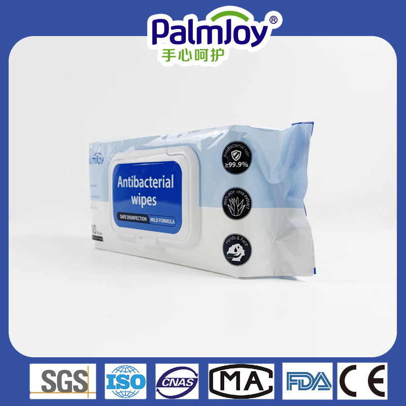 Palmjoy Wet Wipe Manufacturer Antibacterial Surface Wipes for Adult