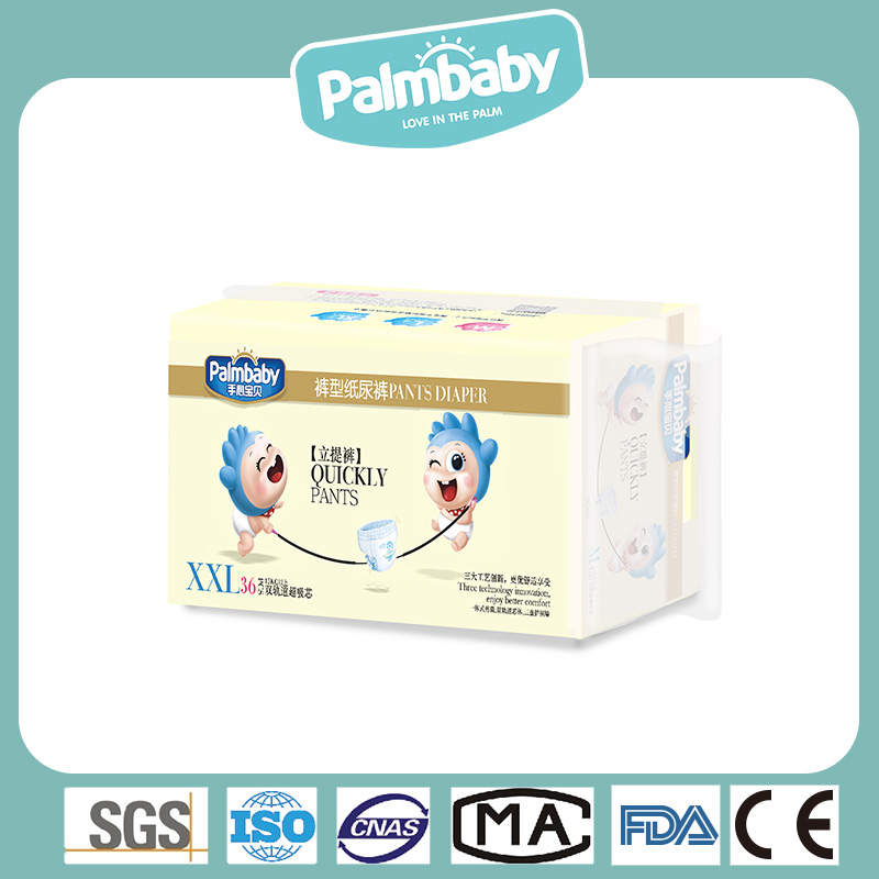 Diaper Companies Palmbaby SGS Approved XXL Ultra Thin Disposable - OEM Baby Pull-Ups