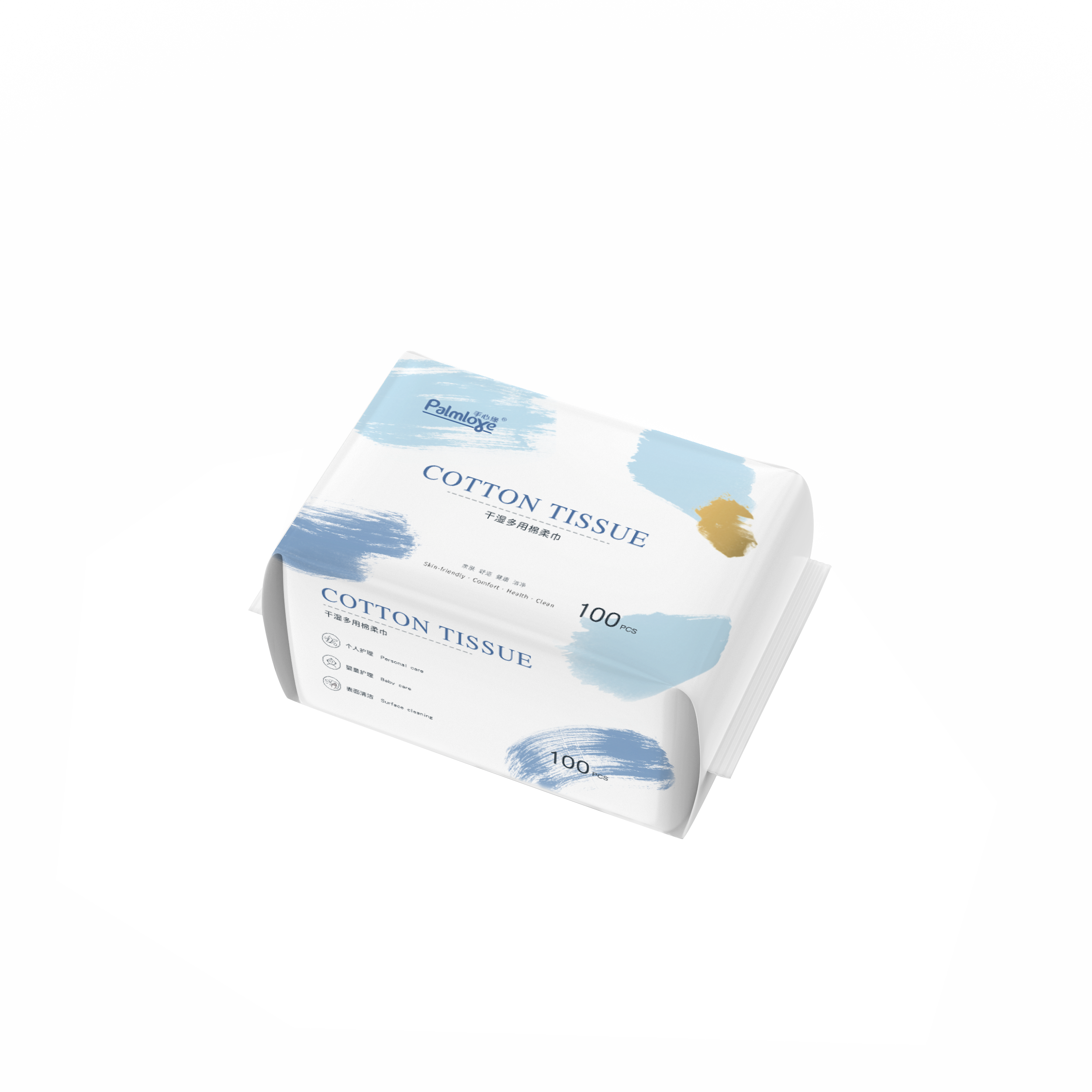 Portable Cotton Tissue Soft Big Size Tissue For Baby - OEM Facial Tissue