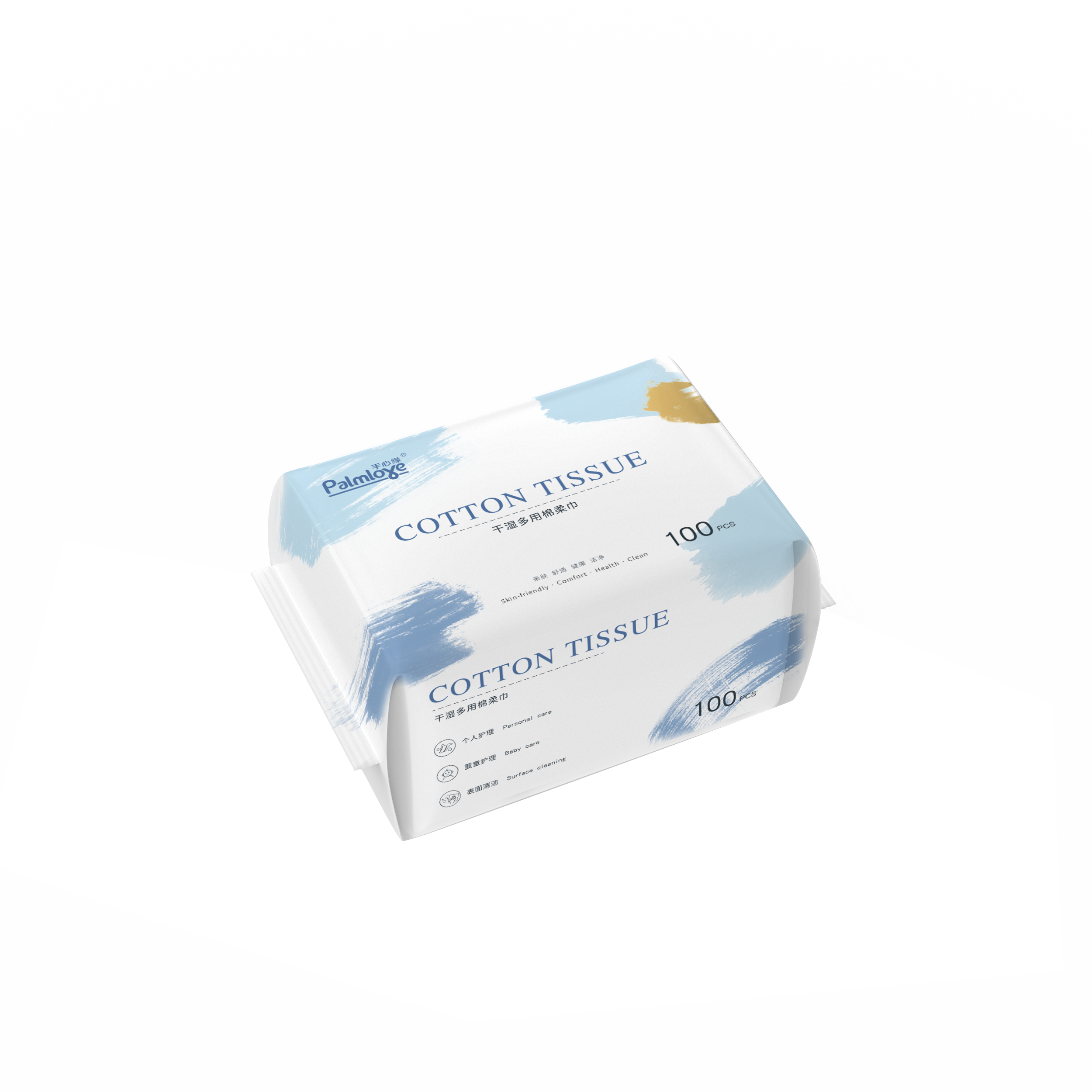 Portable Cotton Tissue Soft Big Size Tissue For Baby - OEM Facial Tissue