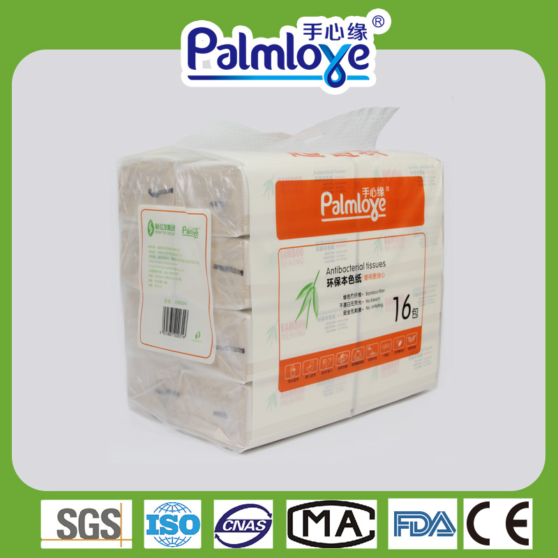 Bamboo fiber tissue paper 4 ply facial tissue - OEM Biodegradable Diapers