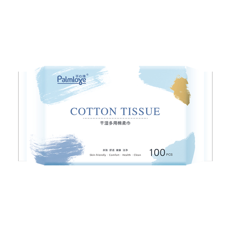 Cotton tissue larger thicker cleaning tissue soft touch - OEM Facial Tissue