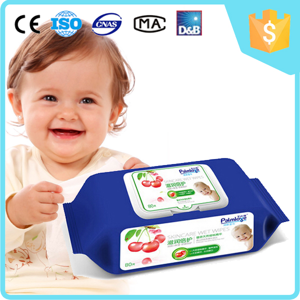 Wet Wipe Supplier Food grade baby wet wipes alcohol free 80 counts