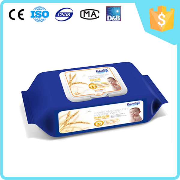 Wet Wipe Supplier Food grade baby wet wipes alcohol free 80 counts