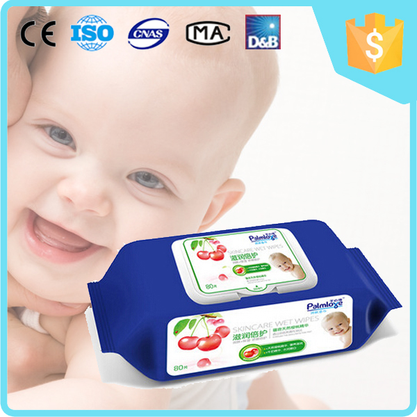 Wet Wipe Supplier Food grade baby wet wipes alcohol free 80 counts