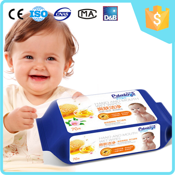Wet Wipe Supplier Food grade baby wet wipes alcohol free 80 counts