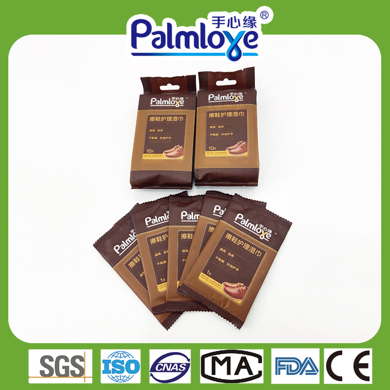 Wet Wipes Manufacturers Leather shoes Polish&Care&Cleaning Wipes