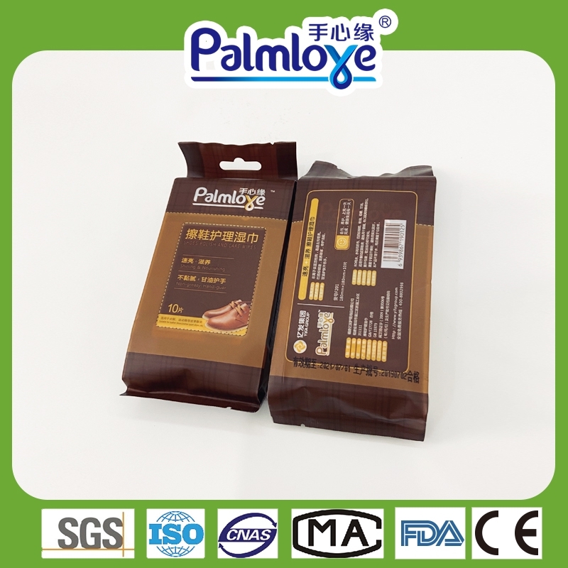 Wet Wipes Manufacturers Leather shoes Polish&Care&Cleaning Wipes