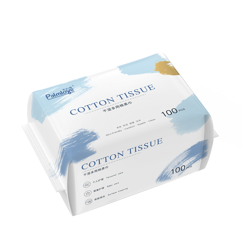 Soft Cotton Tissue Big Size Cleaning cotton tissue - OEM Facial Tissue