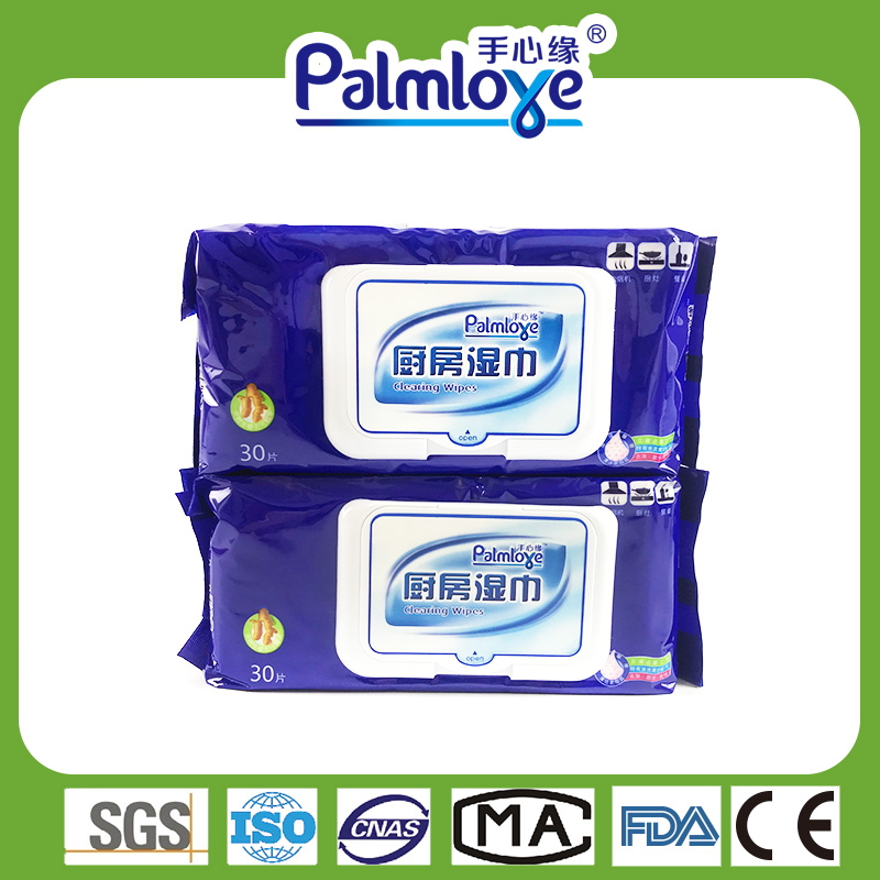 Wet wipes oem kitchen mess cleaning wipe odor remove dusters ginger ingredient