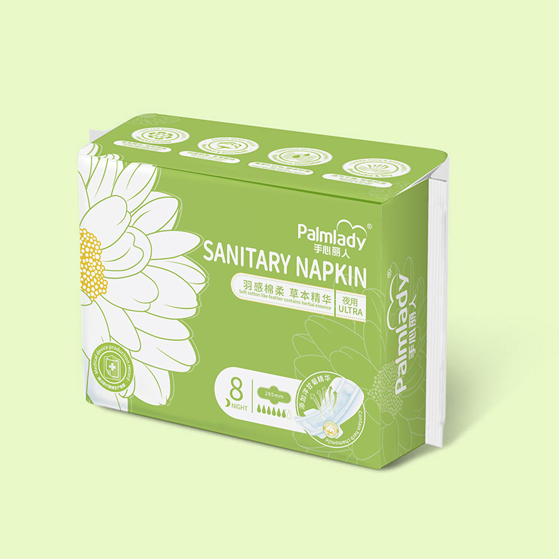Ultra thin sanitary napkin Manufacturer and breathable Palmlady
