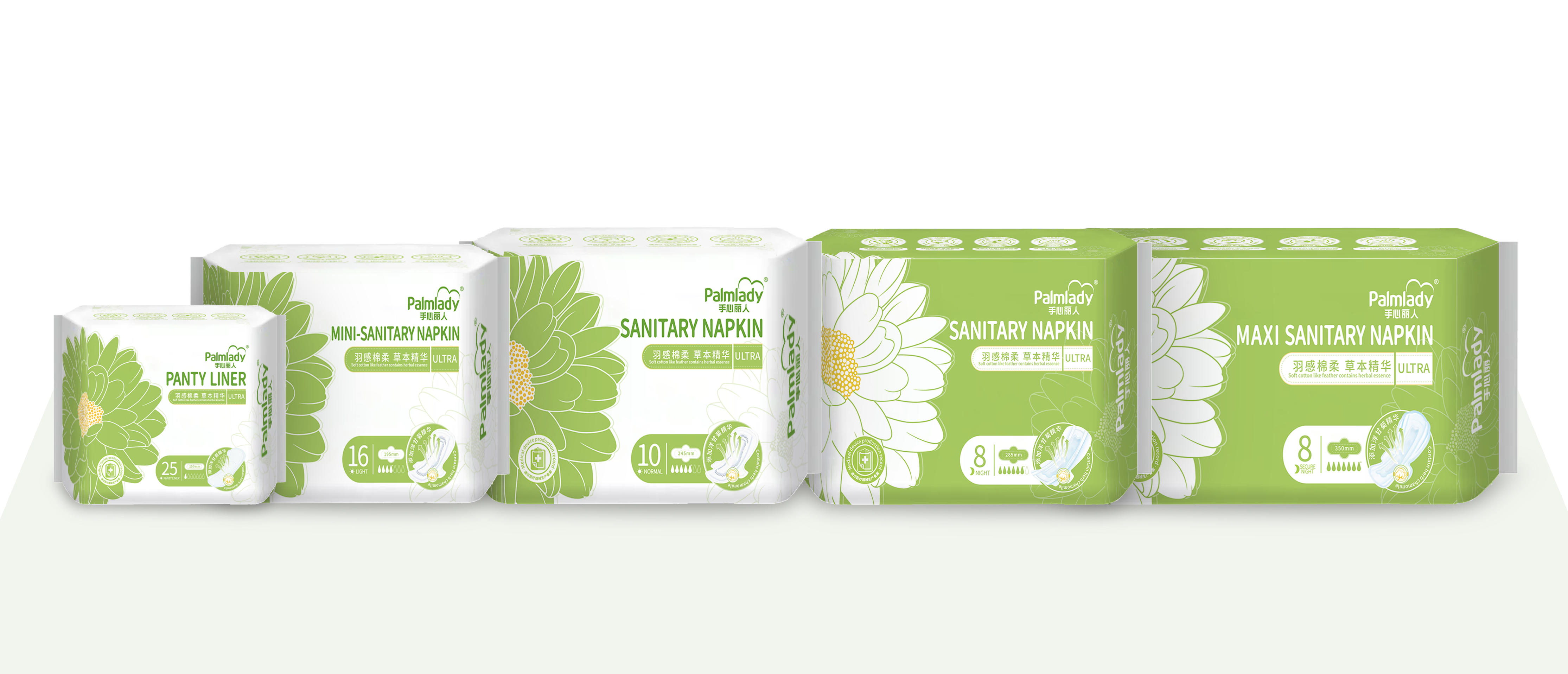Ultra thin sanitary napkin Manufacturer and breathable Palmlady