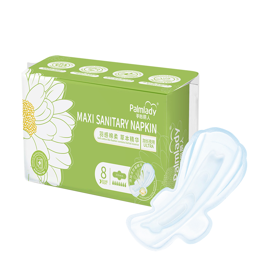 Sanitary napkin factory contain herbal essence soft and dry sanitary napkinsf