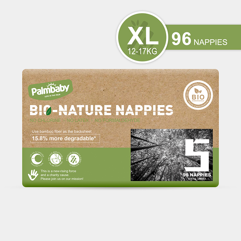 Diaper supplier bio-degradable 100% bamboo fiber FSC certified baby