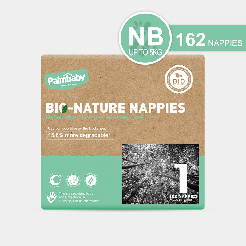 Diaper supplier bio-degradable 100% bamboo fiber FSC certified baby