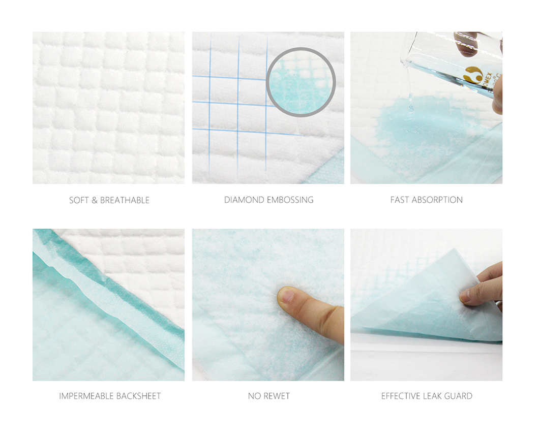 Disposable underpad Manufacturer bed pads for incontinence