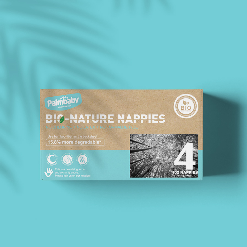 Private label diaper Manufacturer bio degradable bamboo baby