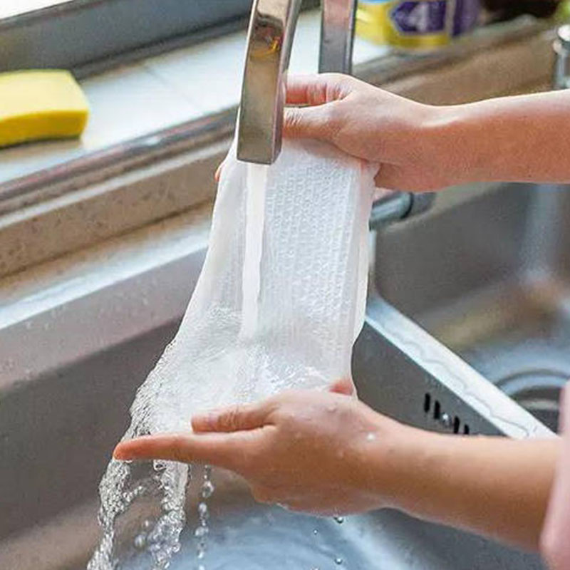Wet Wipes Factory Large Size Disposable Dry Wipes for Kitchen