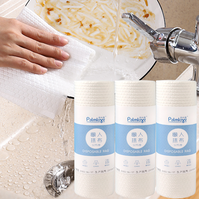 Wet Wipes Factory Large Size Disposable Dry Wipes for Kitchen