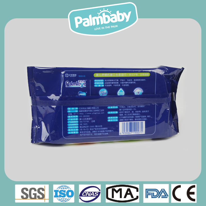 China Wet Wipes Manufacturers 99.9% Water Water Unscented Wet Wipes