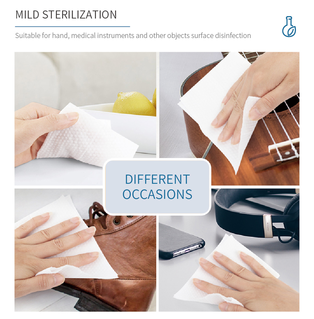 Flushable Wet Wipes Manufacturer Sterilization Series Wipes