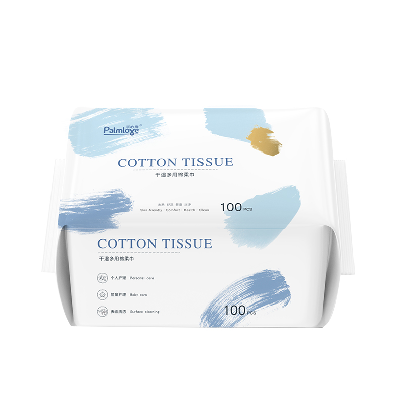 Lady Daily Cleaning 100 Counts Cotton Tissues - OEM Facial Tissue