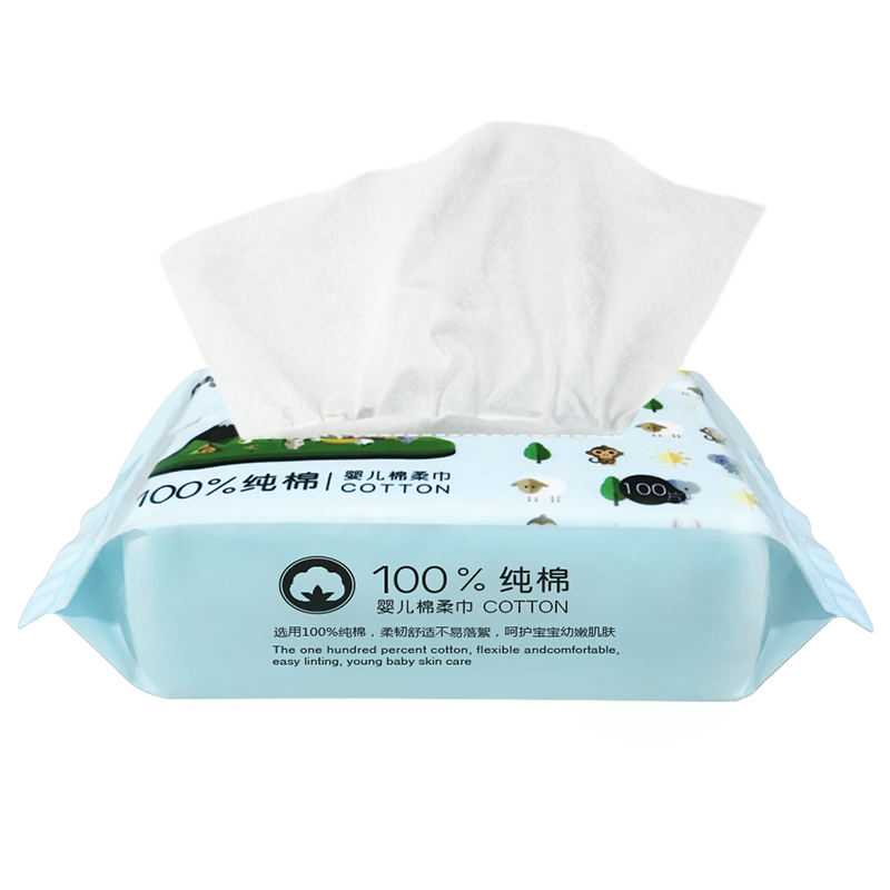 Top Quantity Dry Cotton Tissue for Infant and Mom - OEM Facial Tissue