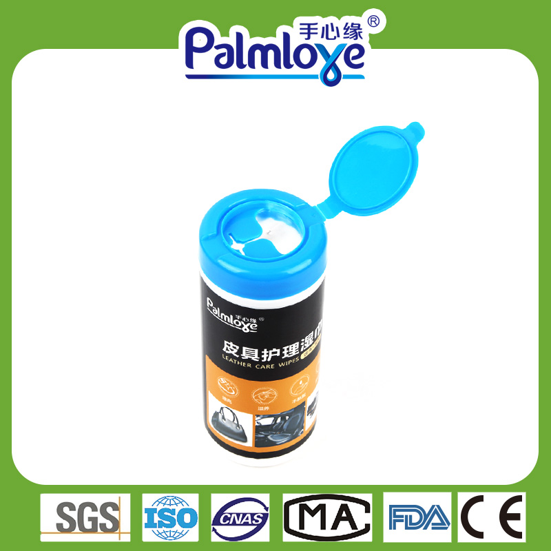 Wet Wipe Manufacturer Leather Care Clean Wipes Nonwoven Barrel