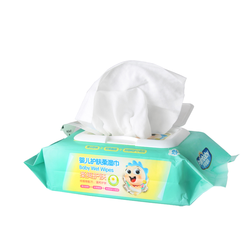 Individual Wet Wipe Manufacturers Top Quantity Baby Wet or Dry Cotton Tissue