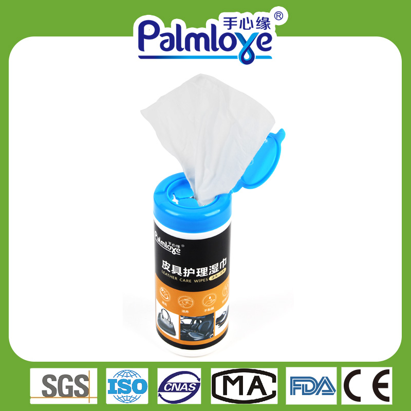 China Wet Wipes Manufacturer Leather Care Clean Wipes Nonwoven