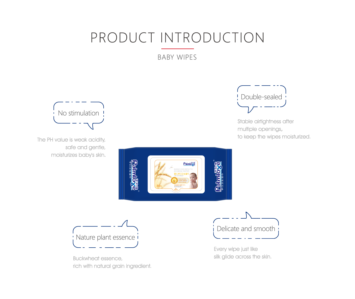 Baby Wipes Unscented for Sensitive Skin for Babies and Kids - OEM Baby Wipes