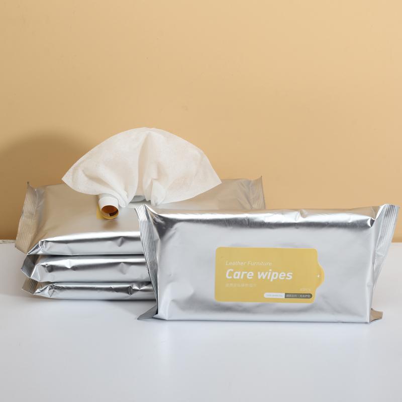 Private Label Wipes Manufacturer Leather Polish Wipes (FW-006)