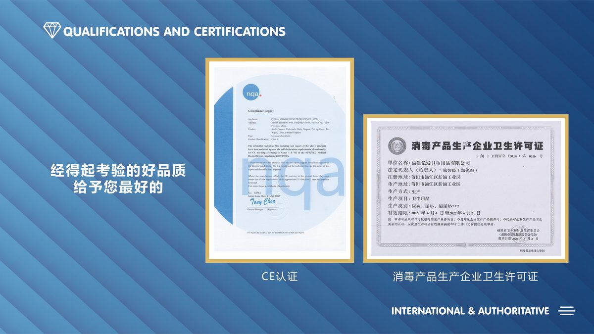 CE Marking Certificate — EU 2017/745 MDR Class I Medical Device — plus China Disinfection Product Hygiene License